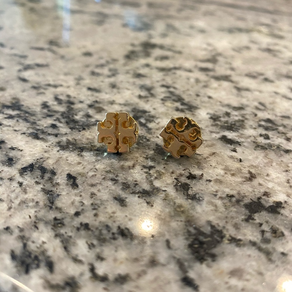 Authentic Tory Burch stud earrings